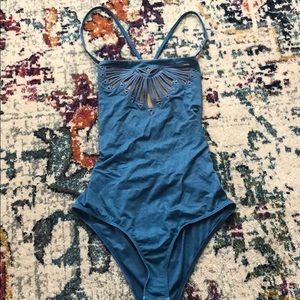 Beach Riot - denim design one piece